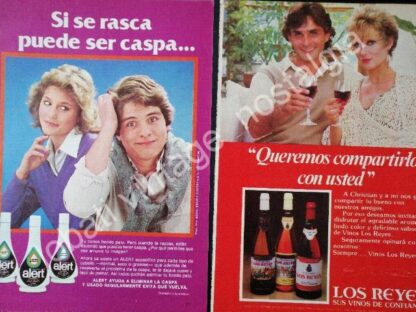 CARTEL ANTIGUO ORIGINAL DE 12 ARTISTAS DE TELEVISA EN LA PUBLICIDAD 1950s-1980s - Image 4