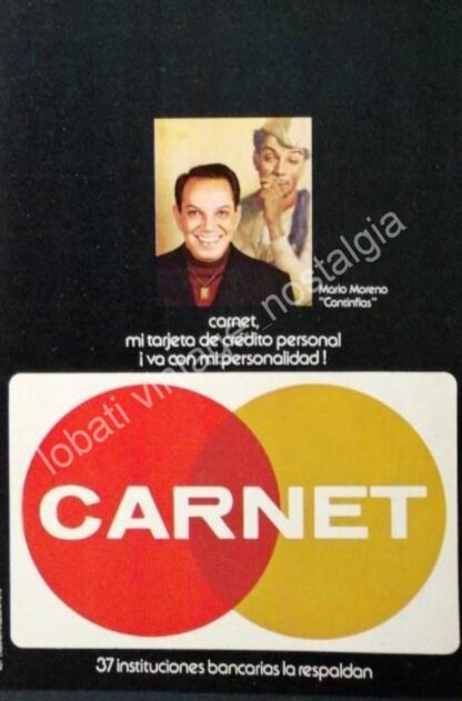 CARTEL ANTIGUO ORIGINAL DE CANTINFLAS, ANGELICA MARIA Y RAUL VALE, CARNET 1979 /FEP - Image 3