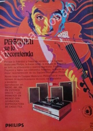 CARTEL ANTIGUO ORIGINAL DE RADIO TORNAMESA PHILIPS 1977 50 ANIVERSARIO /163