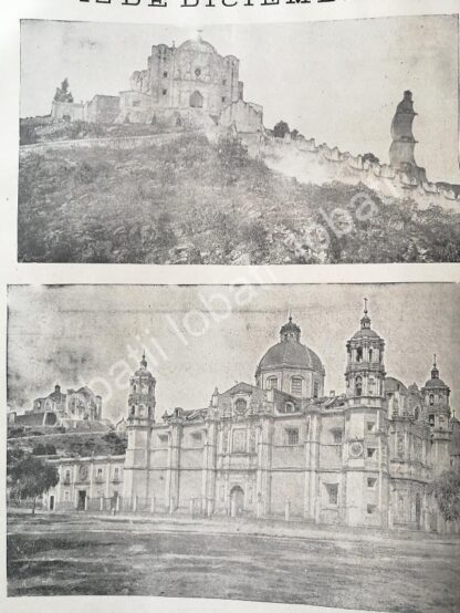 CARTEL ANTIGUO ORIGINAL DE LA VILLA DE GUADALUPE HIDALGO DIC. 1894 /RLG - Image 2