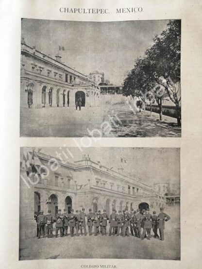 CARTEL ANTIGUO ORIGINAL DE COLEGIO MILITAR DE CHAPULTEPEC 1894 / MLT - Image 3