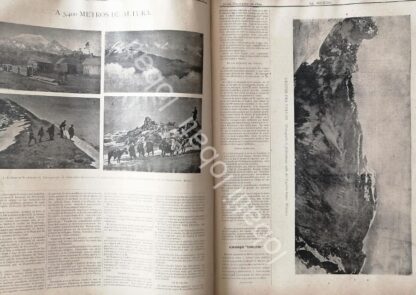 CARTEL ANTIGUO ORIGINAL DE ASCENCION AL VOLCAN POPOCATEPETL 1894 /ALPINISMO /LDM - Image 4