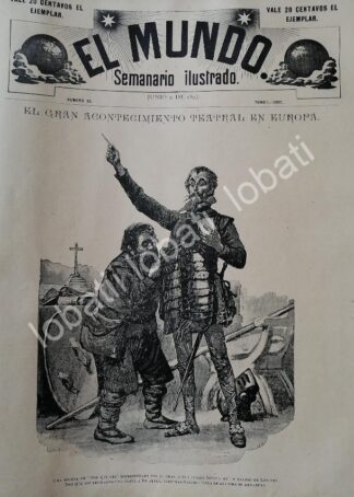 PORTADA ANTIGUA ORIGINAL  1895 DON QUIJOTE DE LA MANCHA