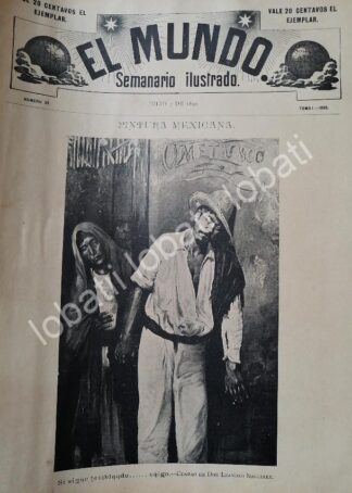 PORTADA ANTIGUA ORIGINAL  1895 DE LEANDRO IZAGUIRRE. SI SIGUE TEMBLANDO