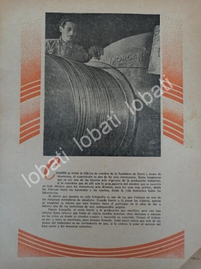 CARTEL ANTIGUO ORIGINAL DE 15 AFICHES DE LA FUNDIDORA MONTERREY 1943 - Image 8