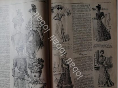 GACETA ANTIGUA 1898. " PAGINAS DE LA MODA " /25 - Image 2