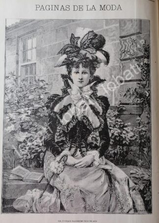 GACETA ANTIGUA 1898. " PAGINAS DE LA MODA " /30