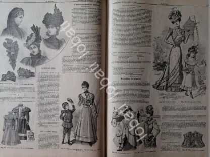 GACETA ANTIGUA 1898. " PAGINAS DE LA MODA " /34 - Image 2