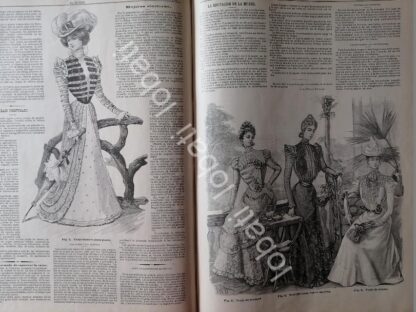 GACETA ANTIGUA 1898. " PAGINAS DE LA MODA " /35 - Image 2