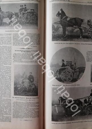CARTEL ANTIGUO ORIGINAL DE DESFILE MILITAR Y CIVICO FIESTAS PATRIAS 1898 / LDM