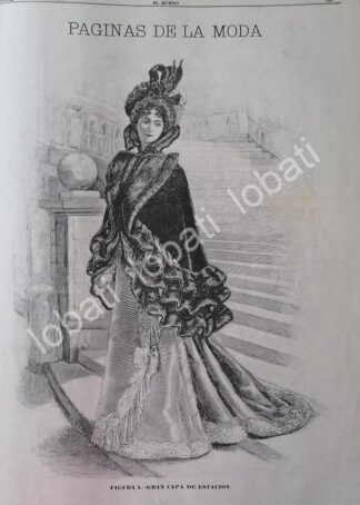 GACETA ANTIGUA 1898. " PAGINAS DE LA MODA " /42