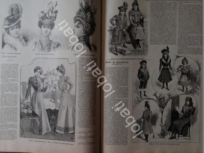 GACETA ANTIGUA 1898. " PAGINAS DE LA MODA " /42 - Image 2