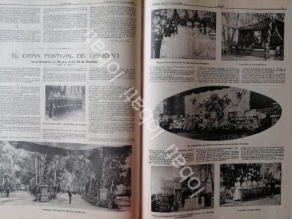 CARTEL ANTIGUO ORIGINAL DE BAZAR DE CARIDAD EN LA ALAMEDA POR LA ALTA SOCIEDAD DE 1898 /ASM - Image 2