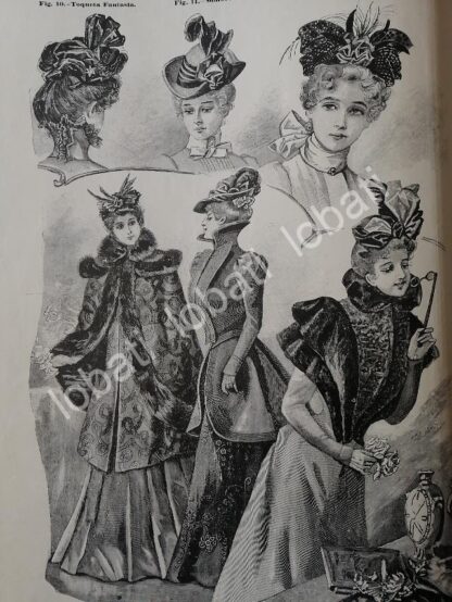 GACETA ANTIGUA DE MODAS 1898. " PAGINAS DE LA MODA " /44 - Image 3