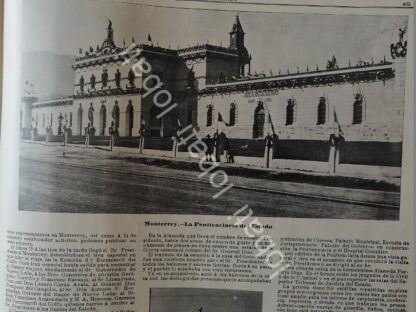 CARTEL ANTIGUO ORIGINAL DE PORFIRIO DIAZ EN MONTERREY DIC. 1898 /LDM - Image 5