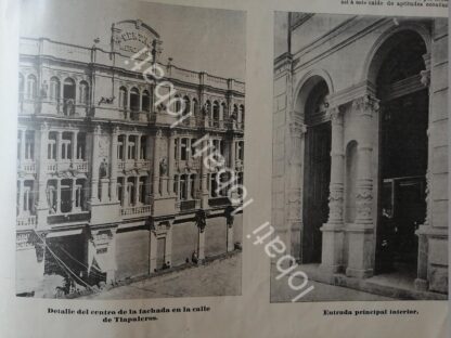 CARTEL ANTIGUO ORIGINAL DE ALMACENES TIENDA EL CENTRO MERCANTIL 1898 DE JOSE DE TERESA MIRANDA /ASM - Image 3