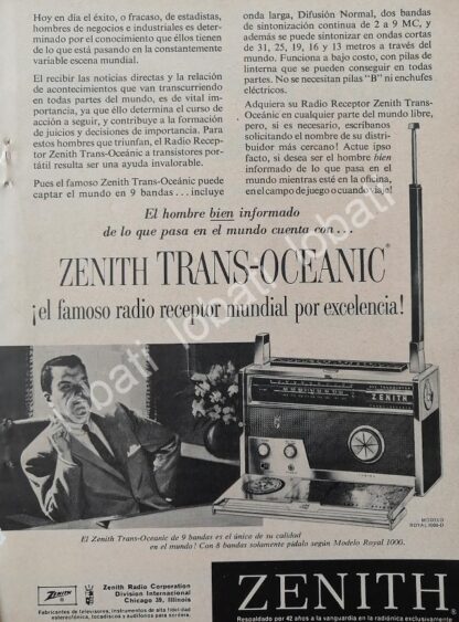 CARTEL ANTIGUO ORIGINAL DE SET DE 7 MINI CARTELES DE RADIOS 1920s - 50s / 273 - Image 3
