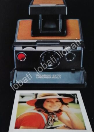 CARTEL ANTIGUO ORIGINAL DE CAMARAS FOTOGRAFICAS POLAROID SX-70 1970s /430