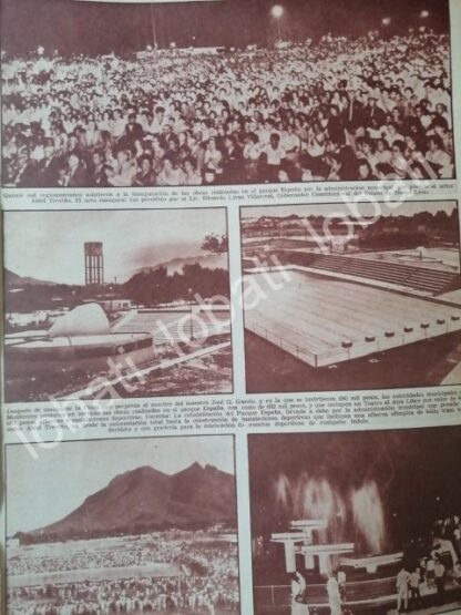 CARTEL ANTIGUO ORIGINAL DE EL RENACIMIENTO DE MONTERREY 1965 - Image 2