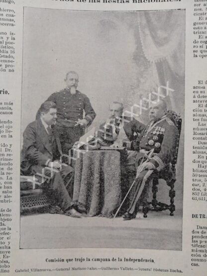 NOTA DE PRENSA ANTIGUA 1896. FIESTAS PATRIAS EN OAXACA - Image 3