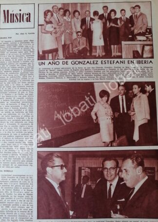AFICHE RETRO EDUARDO GONZALEZ ESTEFANI 1969