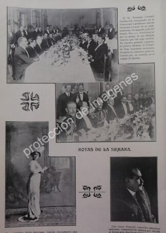 AFICHE ANTIGUO 1913 Coronel Luis Garfias, REST. GAMBRINUS