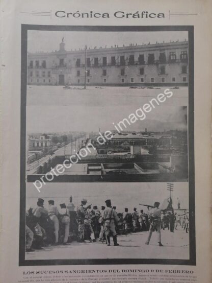 AFICHES ANTIGUOS ORIGINALES DE LA DECENA TRAGICA 1913 - Image 6