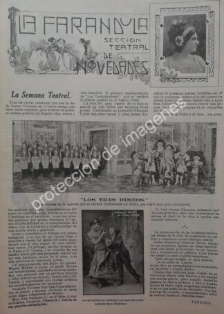 AFICHE ANTIGUO 1912 EL TEATRO COLON D.F
