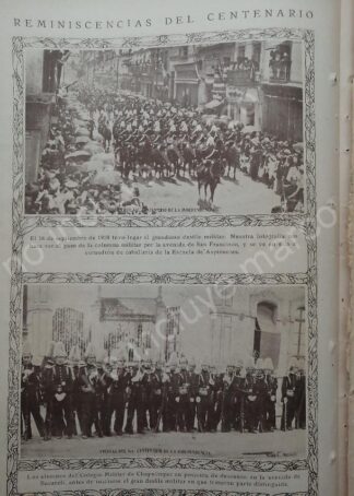 AFICHE ANTIGUO 1920 DESFILE EN LA CDMX