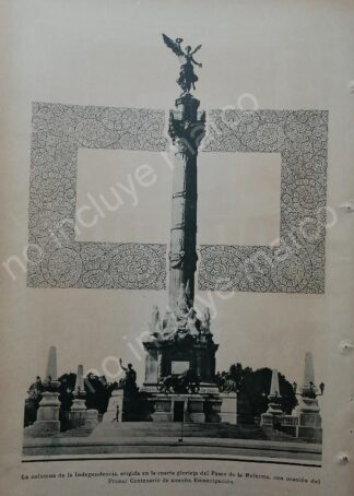 AFICHE ANTIGUO 1920 EL ANGEL DE LA INDEPENDENCIA