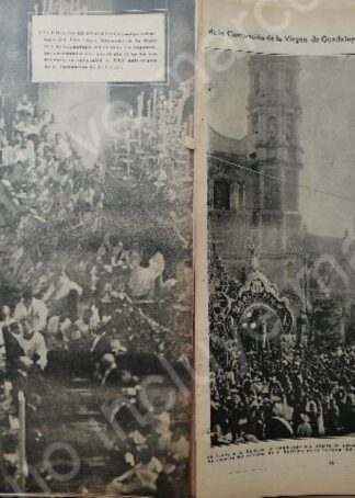 AFICHE ANTIGUO 1920 FIESTAS GUADALUPANAS XXV ANIVERSARIO