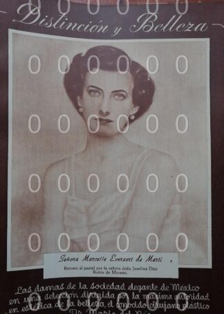 AFICHE ANTIGUO. 1951. MARCELLE EVEREART DUBERNARD DE MARTI