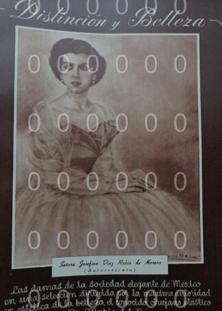 AFICHE ANTIGUO 1951 JOSEFINA DIAZ RUBIN DE MORENO