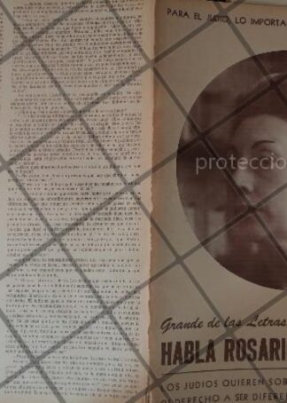 AFICHE RETRO. ENTREVISTA ROSARIO CASTELLANOS 1970