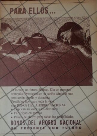 CARTEL RETRO ORIGINAL. BONOS DEL AHORRO NACIONAL 1973 /146