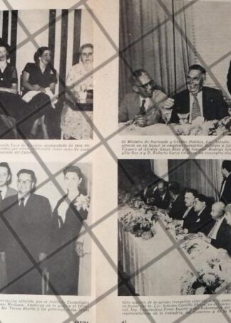 AFICHE ANTIGUO ORIGINAL. ALTA SOCIEDAD CASINO MONTERREY 1953