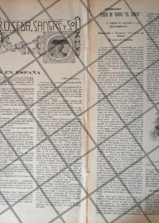 GACETA TAURINA ANTIGUA 1912. ORO, SEDA Y SANGRE /2