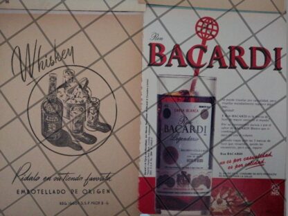 12 CARTELES RETRO. VINOS Y LICORES 1940s 80s /623 - Image 6