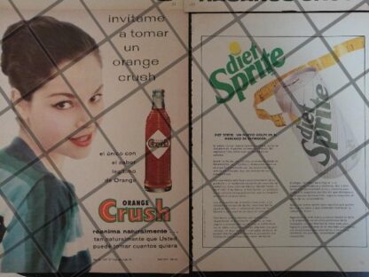 8 CARTELES ANTIGUOS REFRESCOS VARIOS AÑOS 40s-70s /318 - Image 5