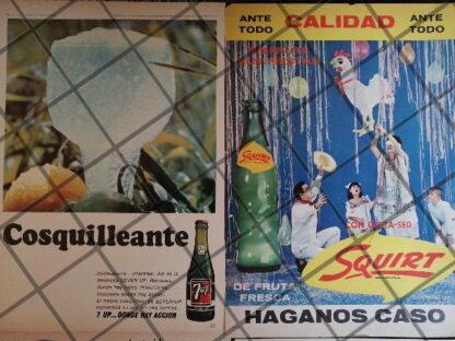 8 CARTELES ANTIGUOS REFRESCOS VARIOS AÑOS 40s-70s /318 - Image 3