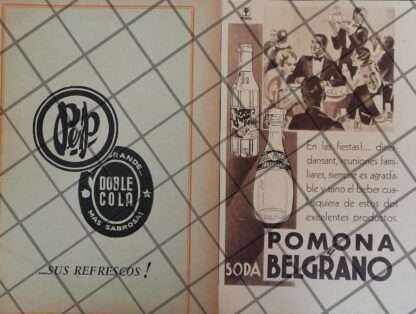 12 CARTELES RETRO RAROS .REFRESCOS VARIOS 1940s 60s /344 - Image 5