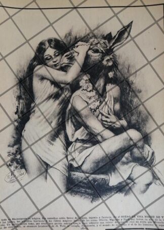 PORTADA ARTISTICA ANTIGUA DE MARIA LUISA HELGUERA 1956 MITO