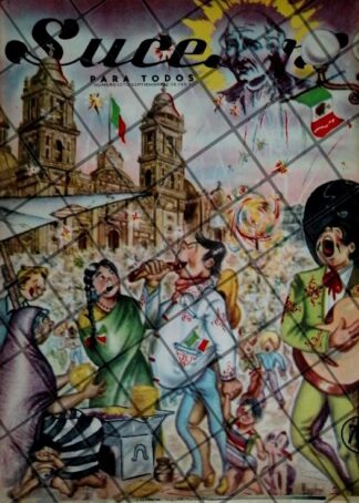 PORTADA ANTIGUA ARTISTICA DE IGNACIO SIERRA 1952 FIESTAS PATRIAS