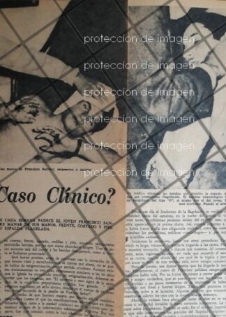 AFICHE ANTIGUO EL ESTIGMATIZADO FRANCISCO SANTONI 1956