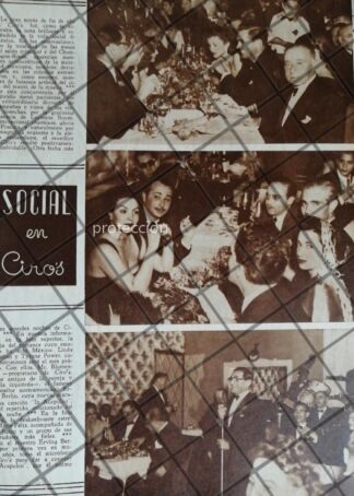 AFICHE RETRO MARIA FELIX Y EN CENTRO CIROS 1948