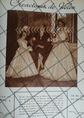 AFICHE ANTIGUO FAMILIA BARROSO CHAVEZ 1948