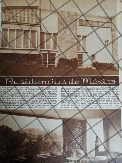 AFICHE ANTIGUO LA CASA DE PEDRO VARGAS 1948 - Image 3