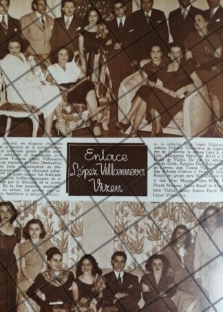 AFICHE ANTIGUO BODA. VIZEU LOPEZ 1948 (DIAMANTINO VIZEU )