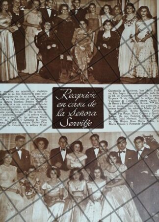AFICHE ANTIGUO EN CASA DE LA FAMILIA SERVITGE SENDRA 1948