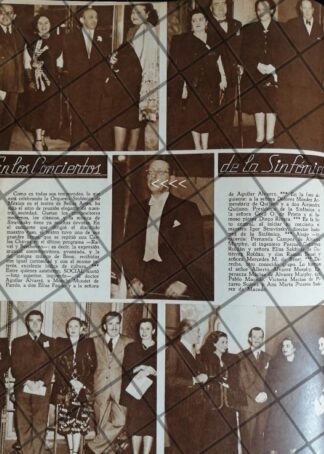 AFICHE RETRO. DIEGO RIVERA EN LA SINFONICA NACIONAL. 1948